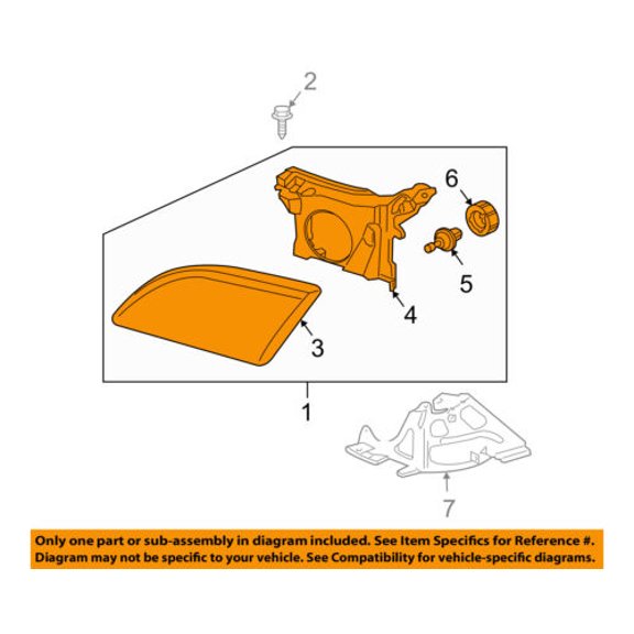 Chevrolet GM OEM 00-02 Cavalier-Headlight Assembly 22666741