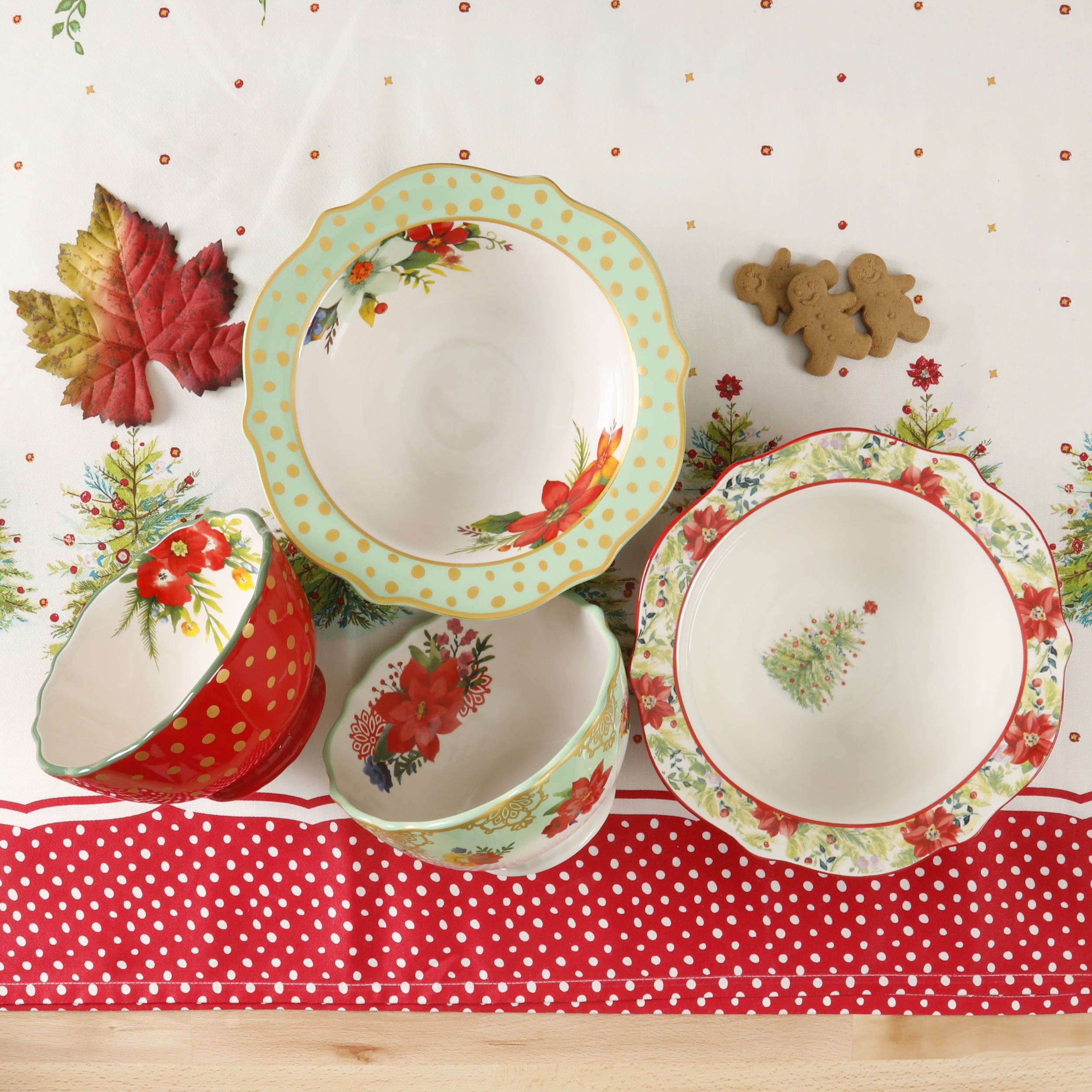 The Pioneer Woman Holiday 4pack 6.25in