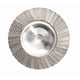thumbnail image 2 of 1 / 2pcs de diamante galvanizadas Flap disco de metal en condiciones de servidumbre diamante Flaps aluminio M14 5 / 8-11 Rosca for amoladora angular en seco húmedo Uso, 2 of 5