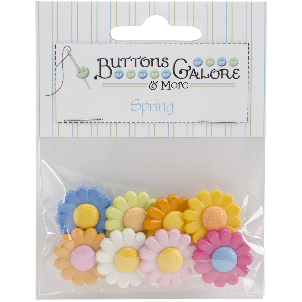 Marigolds Flowers Sew Thru Button Embellishments Buttons Galore Flower Power Collection