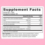 Swisse Hair Skin Nails+, Supports Collagen Production & Maintain Glossy Hair, Radiant Skin & Healthy Nails, 150 Tablets