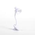 thumbnail image 1 of Reading Light Adjustable Clip Mini Desktop Table Lamp Battery Powered Camping Portable Clamp Night Light, White, 1 of 7