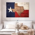 thumbnail image 2 of Elephant Stock State Map Over Texas Flag Wall Art - Horizontal Canvas Wall Art - Living Room Wall Decor - Flags Canvas - Beige And Blue Decor - 51" x 34", 2 of 8