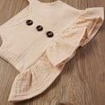 thumbnail image 3 of DPTALR Toddler Kids Baby Girls Summer Four-color Suspender Top And Shorts Clothes Set, 3 of 8