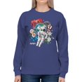 thumbnail image 2 of Officially Licensed NASA Cosmic Exploration with Nature Women's Sweatshirt, 2 of 3