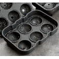 thumbnail image 1 of Hmwy-large Sphere Ice Mold Tray Whiskey Ice Sphere Maker Makes (18*13*5.6cm,black), 1 of 3