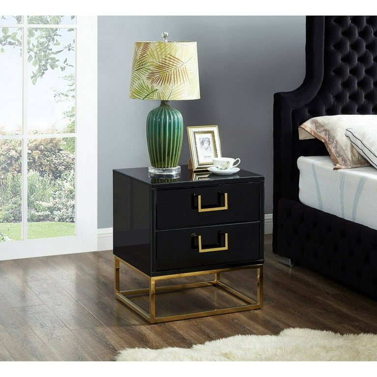 Meridian Furniture Modernist Chest - Gold Meridian Furniture Modernist Chest - Gold