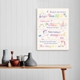 thumbnail image 4 of Be Your Own Kind Of Beautiful Canvas Prints  Wall Artwork Ready to Hang for Kids Girls Nursery Home Bedroom Decor-Inspirational Canvas Wall Art Gifts for Teens Girls 12" x 16" in, 4 of 12