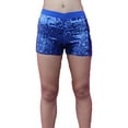 thumbnail image 6 of GZWYHT Shorts for Women Lounge Pants Women Women's Sequins Shorts Elastic Waist Sparkly Straight Leg Shorts Glitter Shorts Hot Pants Comfy Pants Women Flowy Shorts for Women Blue M, 6 of 7