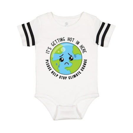 

Inktastic Climate Change It s Getting Hot in Here Sad Planet Earth Gift Baby Boy or Baby Girl Bodysuit