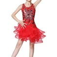 thumbnail image 1 of DuoJiaJ Robes Filles pour Performance et Activités Extérieures Élégantes Confortables Robe de Fête pour Enfants Taille 4-5 Ans, 1 of 2