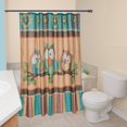 thumbnail image 1 of Who's Hoo Rideau de Douche Hibou, 1 of 2