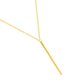 thumbnail image 5 of Collar de Cadena Delicado Qarigey Joyería Estética Larga Oro 10Conjunto, 5 of 6