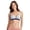 Blue Floral, variant on Women's Light & Airy Plunge Bralette