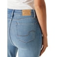thumbnail image 6 of Levi Strauss Signature Women's and Women's Plus High Rise Skinny Jeans, Available in Inseams: 27", 29", 31", Sizes 2-28, 6 of 7