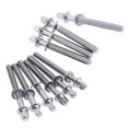 thumbnail image 5 of 10x Metal Drum Tight Screw Screw Rods Replacement Musical Instrument Accessory Drums Accessories Mounting Hardware Tension Rods Percussion 5mmx80mm, 5 of 9
