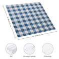 thumbnail image 3 of PHYHOO Blue and White Plaid Pattern Cloth Napkins, Soft; Comfortable Polyester Dinner Napkin for Family, Restaurant, Weddings, Parties, 3 of 7