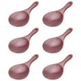 thumbnail image 1 of 6X Cuchara de Madera de Teca Cuchara de Arroz de Madera Maciza Natural de Arroz de Madera Cuchara, 1 of 6