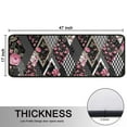 thumbnail image 5 of Kitchen Rugs Sets Of 2,Pioneer Flower Floral Print Pattern Anti Fatigue Kitchen Mat Rugs Non Slip Washable,Decorative Kitchen Floor Mats for Kitchen,Sink,Laundry,17"x47"+17"x47", 5 of 5