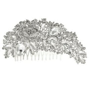 Vintage Wedding Hair Accessories for Brides Crystal Simulated Pearl Bridal Hair Comb Women