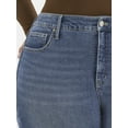 thumbnail image 4 of Terra & Sky Women's Plus Size Skinny High Rise Jeans, Sizes 16W-26W, 4 of 5