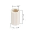 thumbnail image 2 of Uxcell 0.8 x 0.47" Pool Cue Ferrules 20 Pack Billiard Cue Ferrules Slip on Snooker Pool Stick Tips Replacement Accessories White, 2 of 5