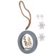 thumbnail image 3 of Adornos navideños con forma de alce artesanal de madera, decoración artística de pared interesante DIY para regalo navideño, 3 of 5