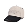 thumbnail image 3 of Women's MOMMIN' TOO BUSY TO CARE Letter Embroidered Baseball Cap Structured Sun Protection Trucker Hat for Adults Adjustable Retro Contrast Color Peaked Cap for Everyday Casual Apparel Gear Set, 3 of 9