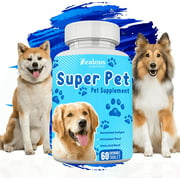 Super Pet Vision Eye Vitamins for Dogs – Real Beef Chews & More for Canine Ocular Support – 60 Chews