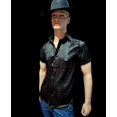 thumbnail image 3 of Camisa De Satin Caballero Grabado Animal Print, 3 of 4