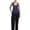 Navy, variant on Spaghetti Straps Thin Strap Tank Tops Stretch Vest Crop Tank Top Sleeveless Tank Layering and Everyday Wear Fitted Sleeveless Strap Going Out Tops Camisole Top Black L