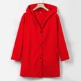 thumbnail image 4 of Trench-Coat pour Femmes Élégant Chaud Transition Manches Longues Col à Revers pour Automne Hiver Saison, 4 of 8