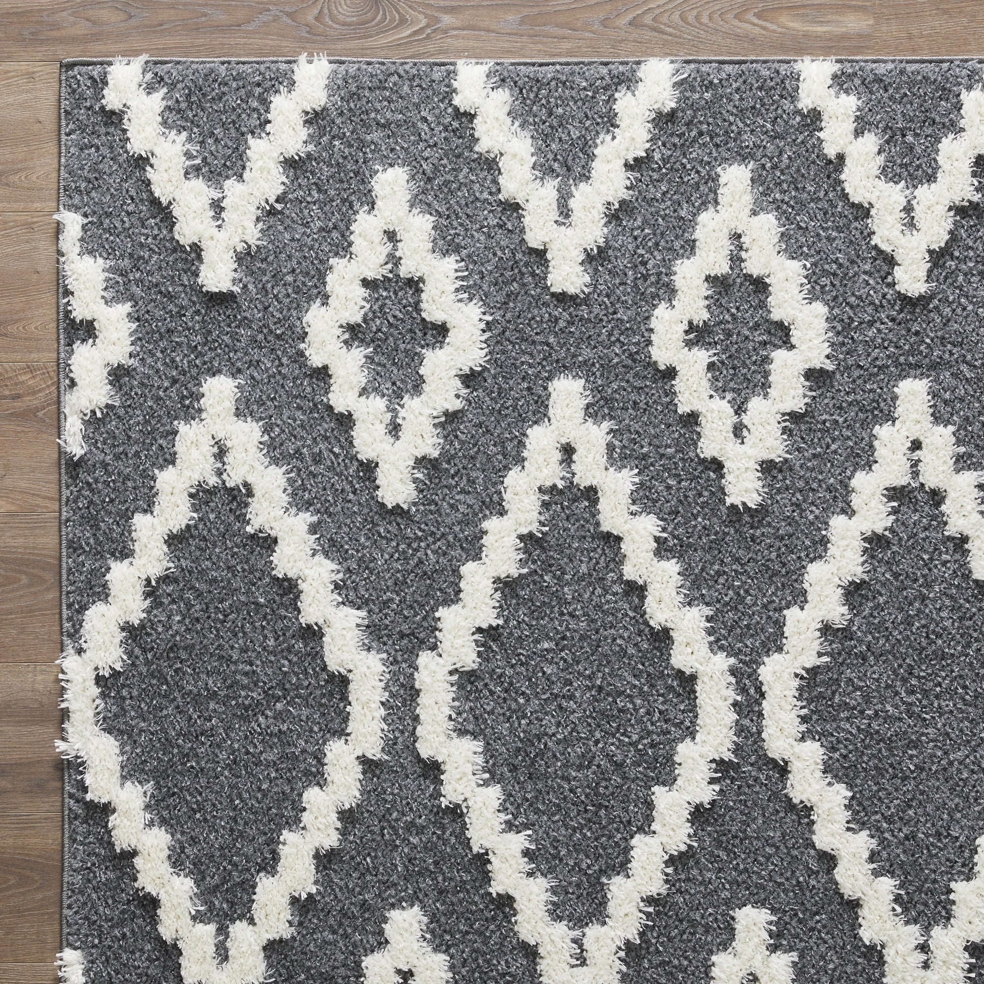 Loomaknoti Vemoa Aslayn 3' x 5' Blue Geometric Indoor Polypropylene Accent Rug