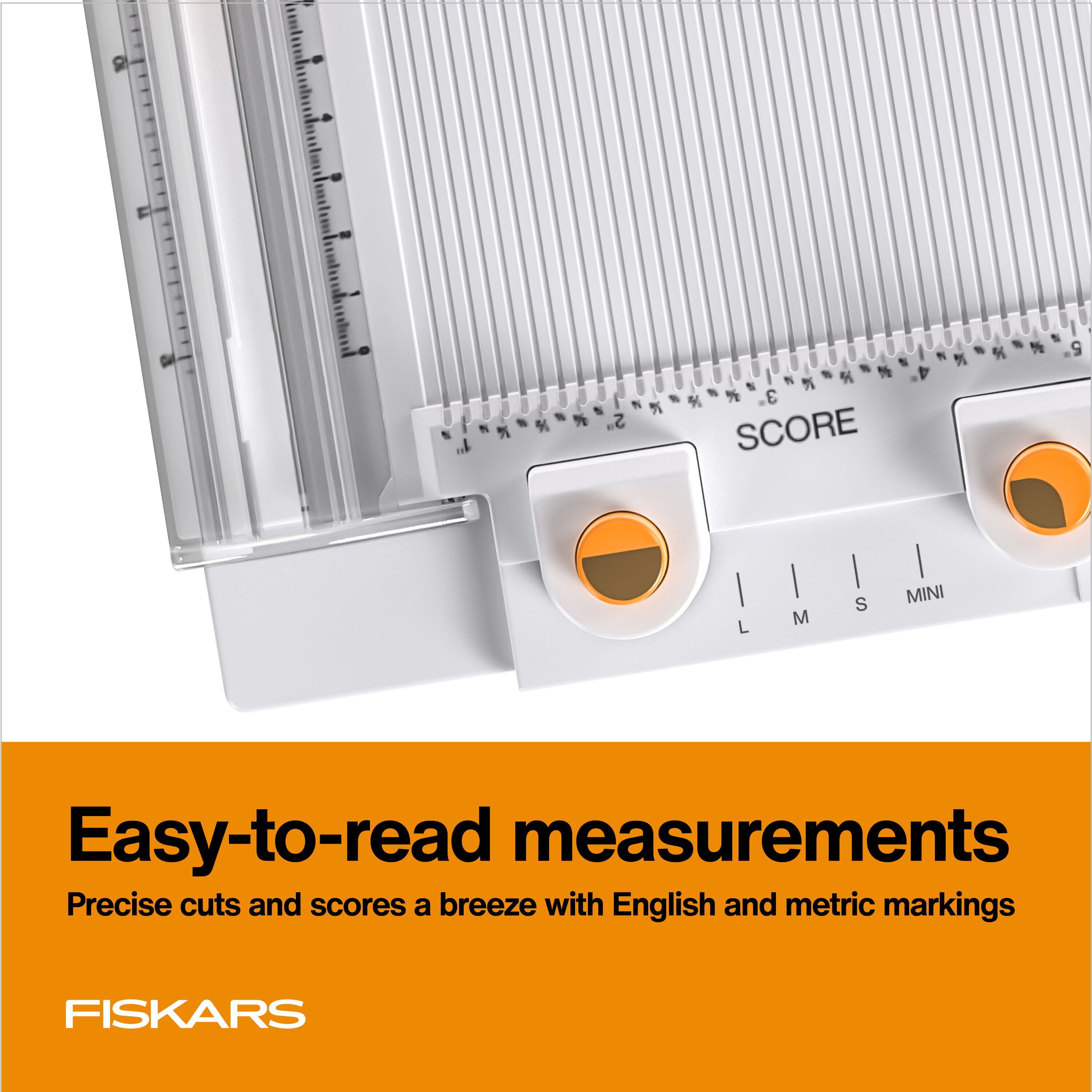 Fiskars Multi-use Paper Craft Tool with TripleTrack Cutting and Scoring Features