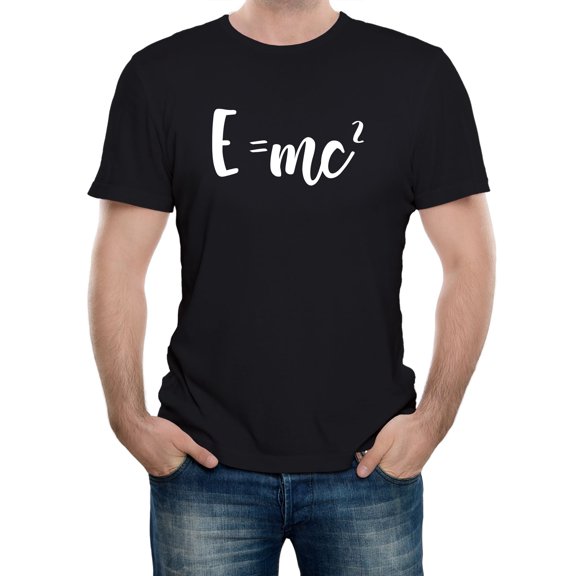 Reality Glitch E=MC Squared T-Shirt – Einstein’s Relativity Equation Science Tee for Men