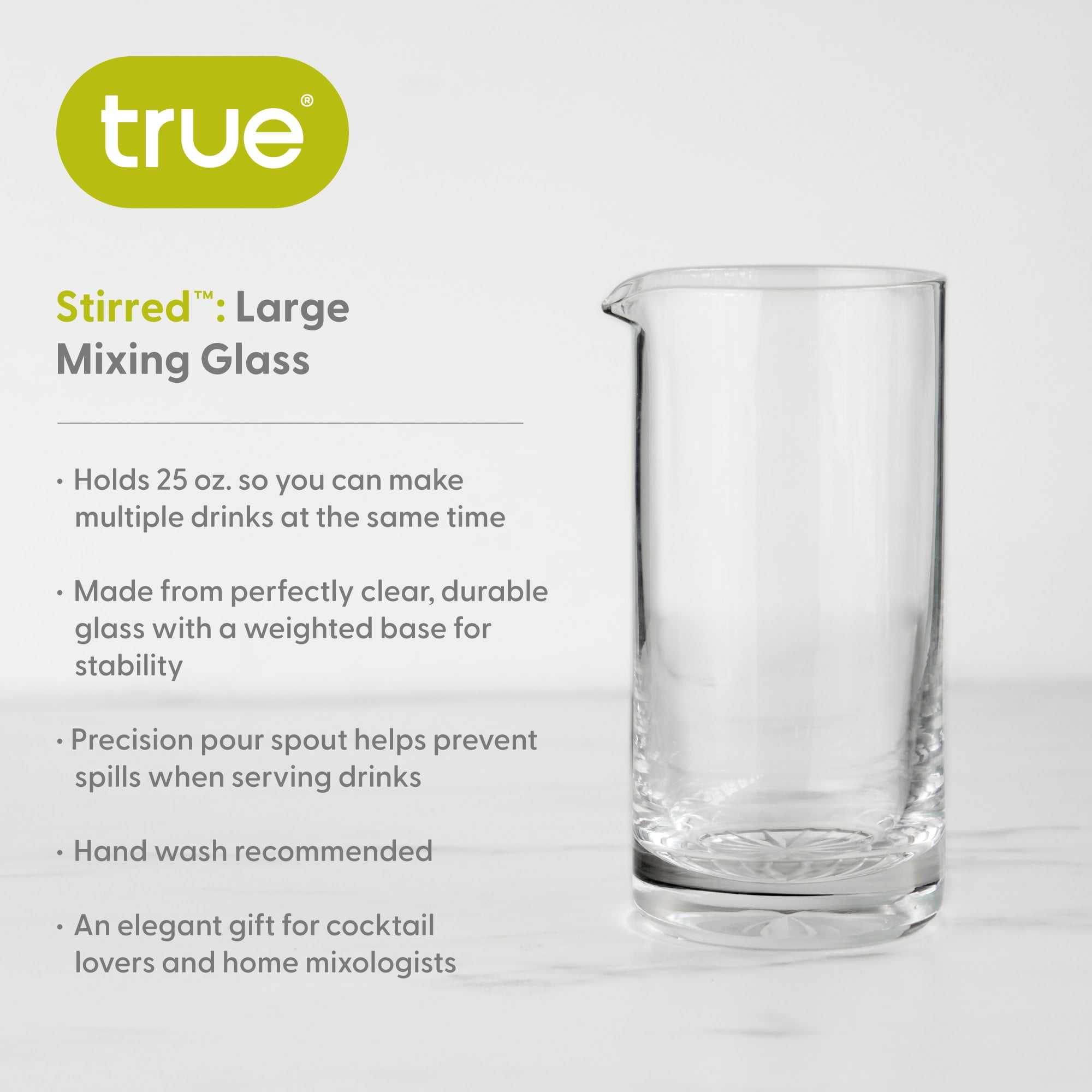Winco WG10-001, 16-Oz Beverage Mixing Glasses, 24/CS