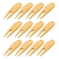 thumbnail image 4 of 12 Pcs Fourche de Réparation de Gazon Outil de Réparation de Divot en Bambou pour Golfeurs, 4 of 9