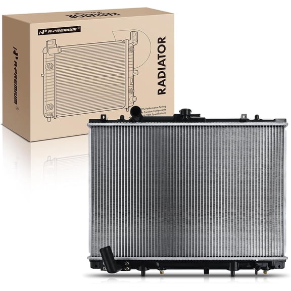 A-Premium Engine Coolant Radiator Assembly with Transmission Oil Cooler Compatible with Mitsubishi Montero Sport 1997-2003 2012-2015, V6 3.0L, Automatic Transmission