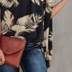 thumbnail image 5 of Camisa holgada con estampado de moda, cuello alto para mujer, un hombro, camisa holgada informal para mujer, blusa de gran tamaño, características de vanguardia, 5 of 8