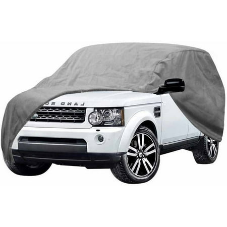Auto Cover - 1 Layer Dust Cover - Lowest Price - Ready-Fit Semi Glove Fit fro SUV, Van, and Truck - Fits up to 222 Inches by OxGord