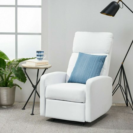 Teyana Contemporary Pillow Top Leather Recliner