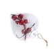 thumbnail image 4 of 1 Pieza Adorno Navideño Romántica en apariencia Accesorio Decorativo Perfecto de Fotografía UNA BLESIY Corazón claro bola de Navidad, 4 of 7