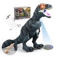 thumbnail image 3 of Realistic Walking Roaring Dinosaur Toy with LED Lights & Egg Laying Feature, 14 Inch Interactive T-Rex for Klds Ages 3+, Battery Powered Dinosaur Figure (Batteries Not Included), 3 of 8