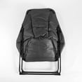 thumbnail image 6 of Urban Shop Micromink Hex Folding Saucer Chair, Black, 6 of 8