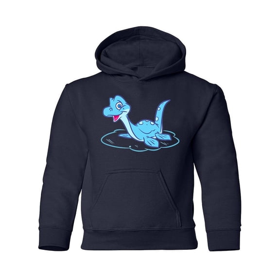 Dinosaur On Water Hoodie Juniors -Image by Shutterstock, Medium
