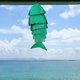 thumbnail image 5 of Color Koi Fish Wind Chimes Hierro Colgante Decoración Colgante Adornos de Windchime Escultura de pared para el hogar Patio Jardín Verde Sunnimix Campanas de viento, 5 of 7