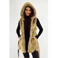 thumbnail image 1 of Chaleco de peluche con cinto Juvenil, 2410 (Beige) beige M, 1 of 6