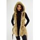 thumbnail image 1 of Chaleco de peluche con cinto Juvenil, 2410 (Beige) beige M, 1 of 6
