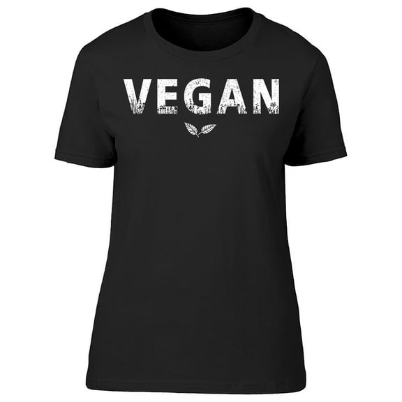 Vegan Logo T-Shirt Women -Image by Shutterstock, Female Medium