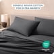 thumbnail image 3 of Juego de Fundas de Almohada de Franela Bare Home 100% Algodón Doble Cepillado Estándar 2 Gris, 3 of 5